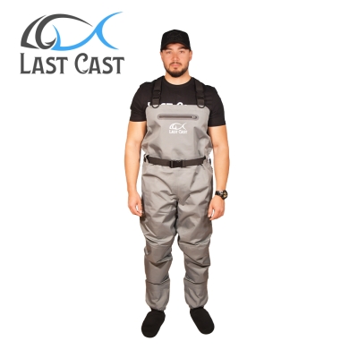 Last Cast Breathable Chest Wader with Neoprene Socks Дишащ гащеризон