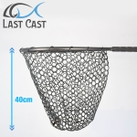 Last Cast Floating Net Rubber Mesh Long Handle L 54x43x40cm Плаващ кеп