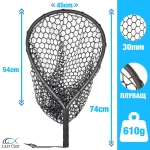 Last Cast Floating Net Rubber Mesh M 54x45x40cm Плаващ кеп